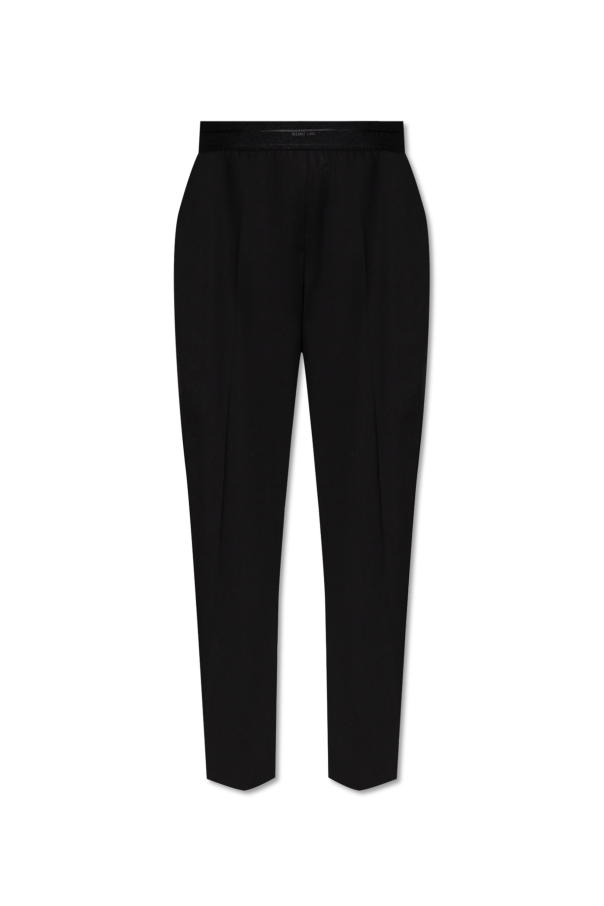 Helmut Lang Hose mit Gummizug in der Taille