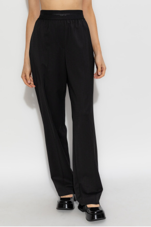 Helmut Lang Hose mit Gummizug in der Taille