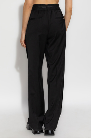 Helmut Lang Hose mit Gummizug in der Taille