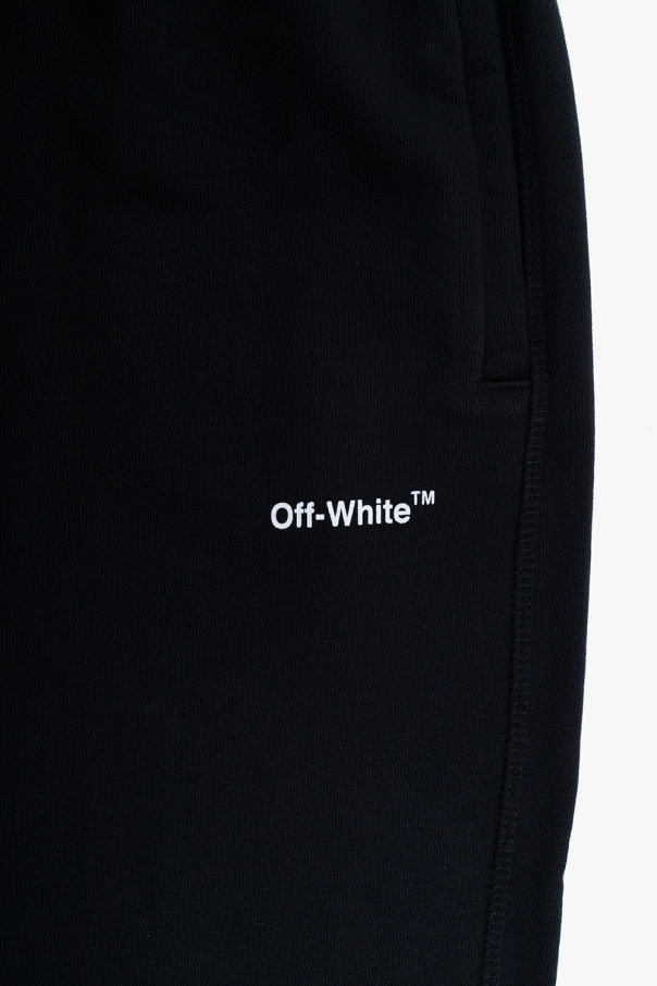 Off-White Kids Dkny Kids TEEN abstract-print slip-on shorts Black