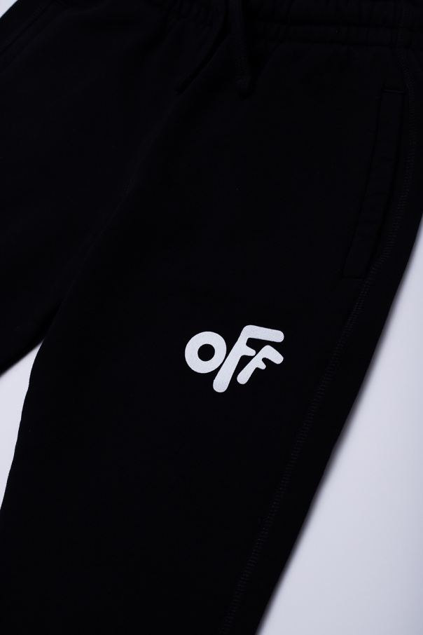 Off-White Kids Soft ankle straps to keep leggings in place