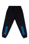 Off-White Kids BLACK Sweatpants with logo