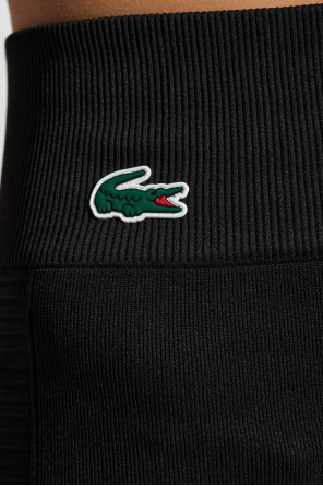 Lacoste Leginsy z naszywką w kształcie logo