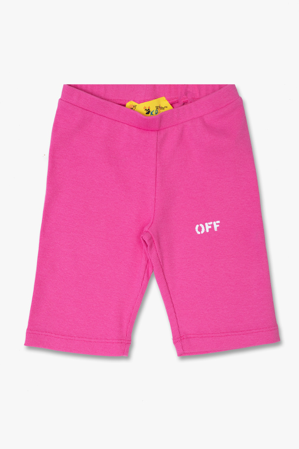 Off-White Kids Ribbed shorts