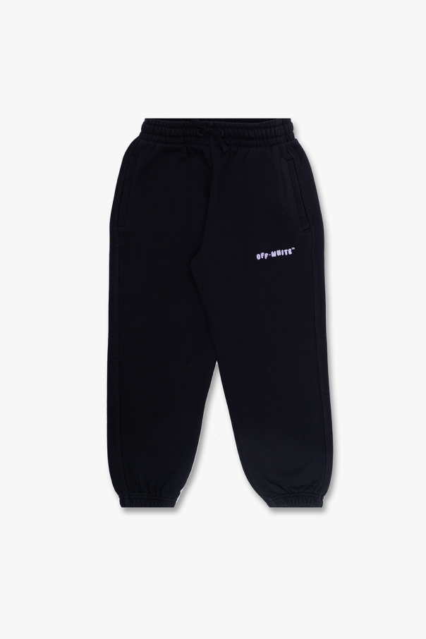 Off-White Kids Sweatpants with frayed