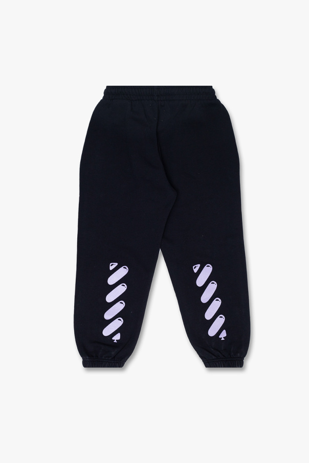 Off-White Kids Sweatpants with frayed