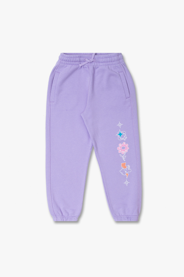 Off-White Kids Vivienne Westwood embroidered-logo track pants Nude