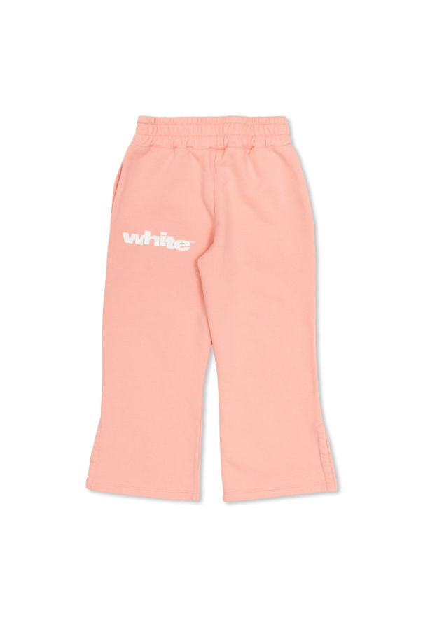 Off-White Kids Pantalones de chándal con logotipo impreso