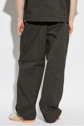 Maison Kitsuné Hose mit Streifenmuster
