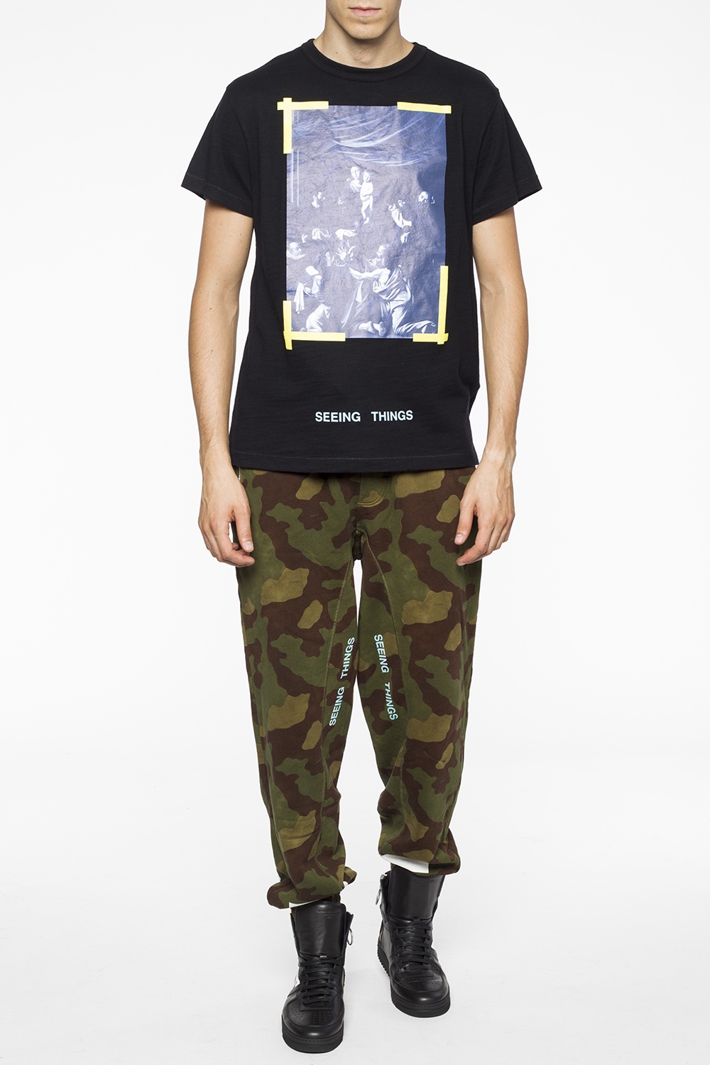 Off-White™ Camo Cotton Sweat Pants, Drops