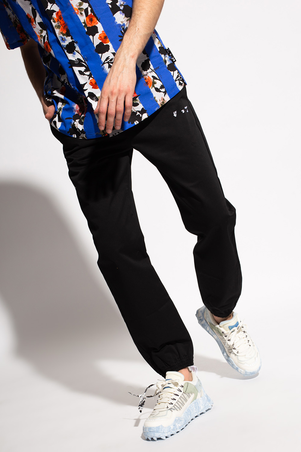 Off-White Trousers with logo