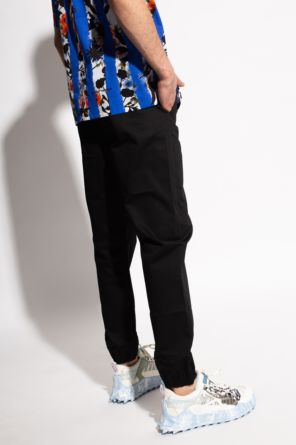 Off-White Trousers with logo