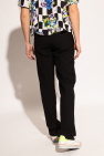 Off-White Pleat-front trousers with logo