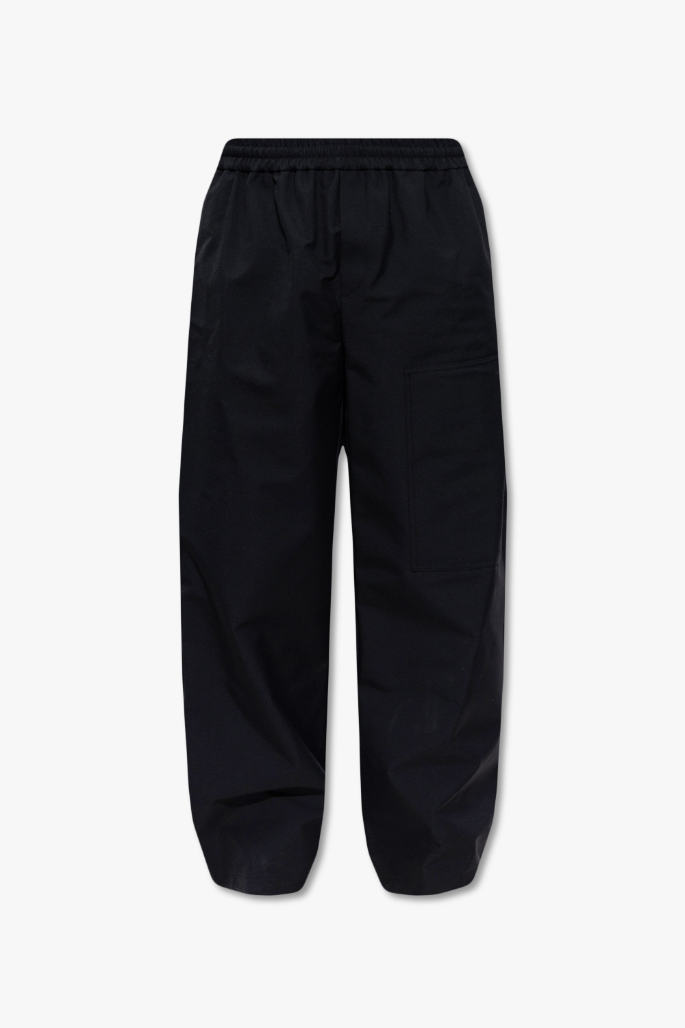 Off-White trousers asymmetric with wide legs