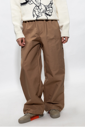 Off-White Trousers with wide legs
