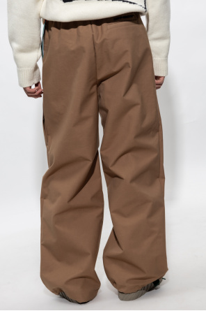 Off-White Trousers with wide legs