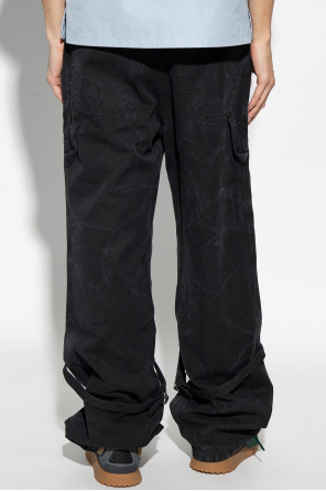 Off-White Trousers with vintage effect