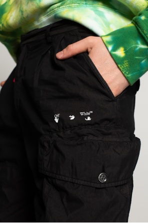 Off-White Trousers with logo