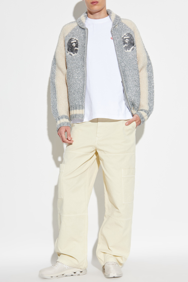 Off-White Hosen mit Taschen