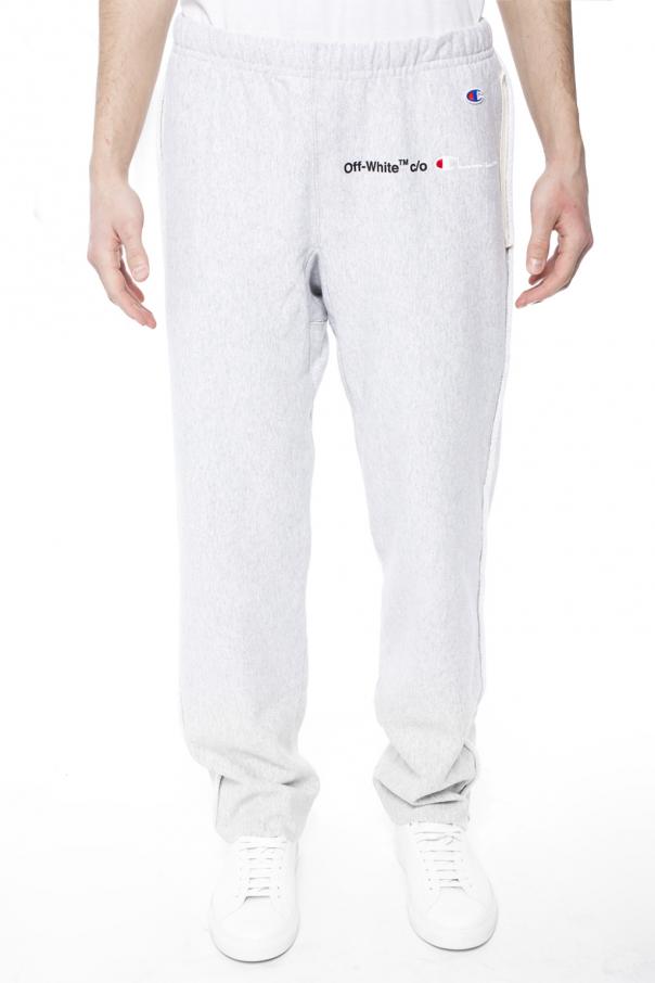 off white x champion pants