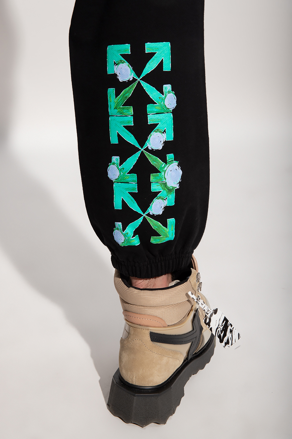Off-White rise skinny jeans