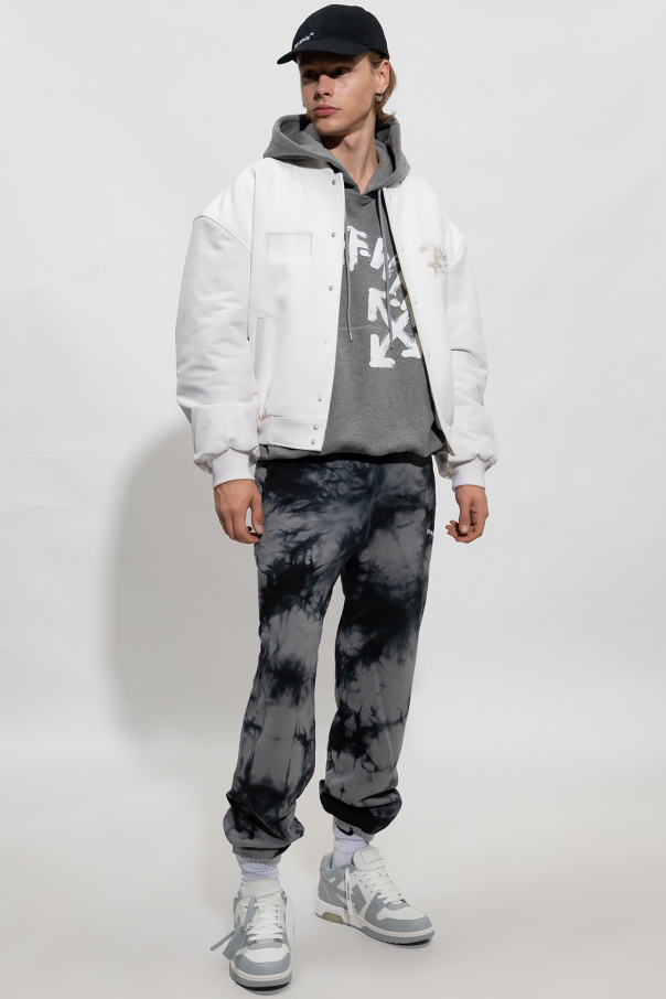 Off-White Spodnie dresowe z efektem ‘tie-dye’