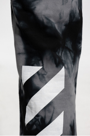Off-White Spodnie dresowe z efektem ‘tie-dye’
