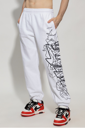 Off-White logo-patch detail bermuda shorts White
