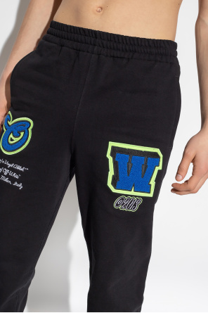 Off-White Sweatpants with logo patch