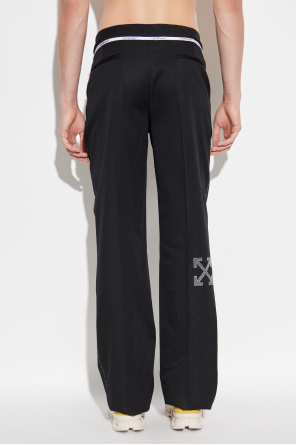 Off-White Pantalones de lana