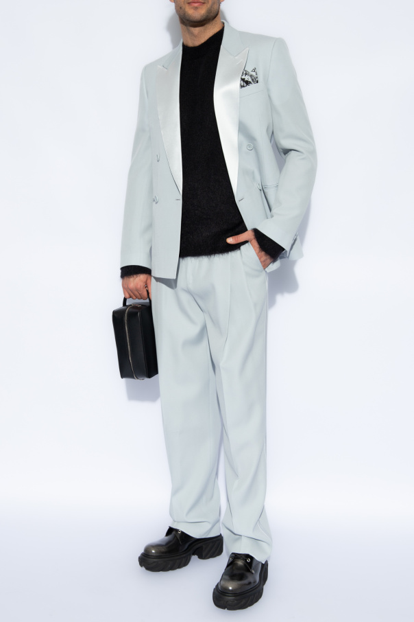 Off-White dress trousers with logo