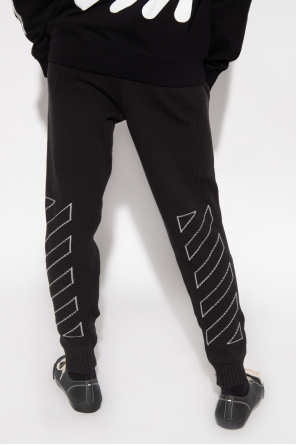 Off-White Sweatpants with stripes