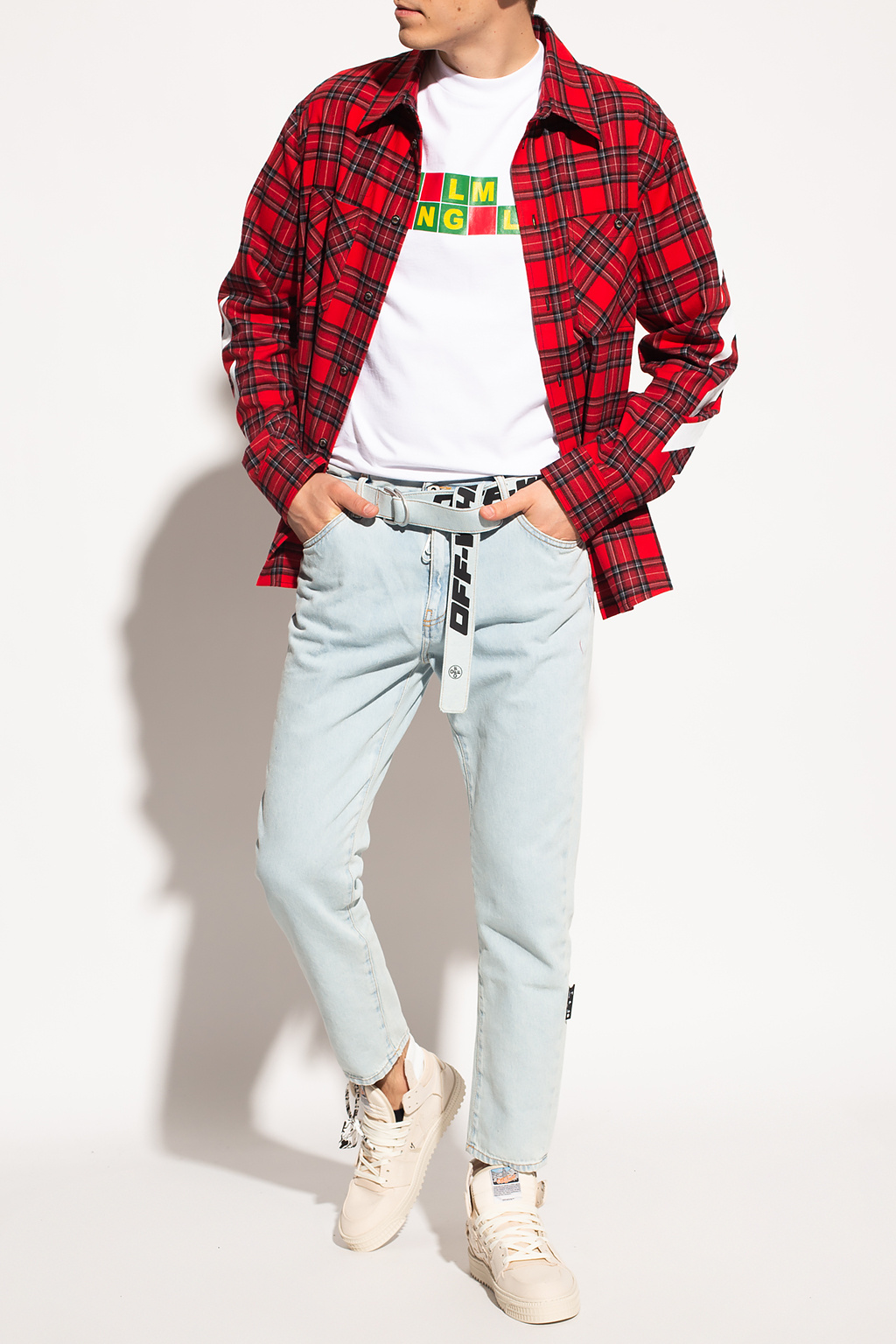 Off-White Jeans with belt