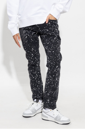 Off-White Jeans with paint splatter effect