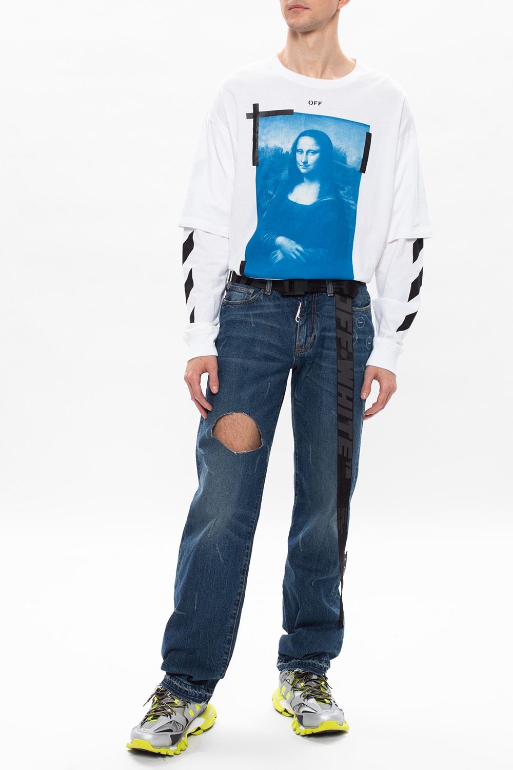 Off-White Jeans with raw edge