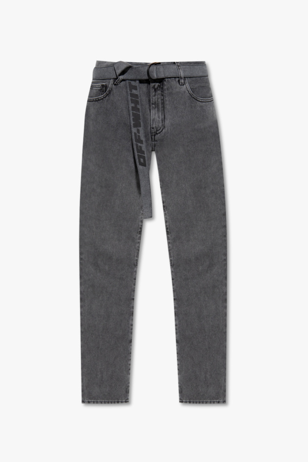 Off-White Винтажные прямые джинсы от squash jeans