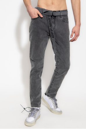 Off-White Винтажные прямые джинсы от squash jeans