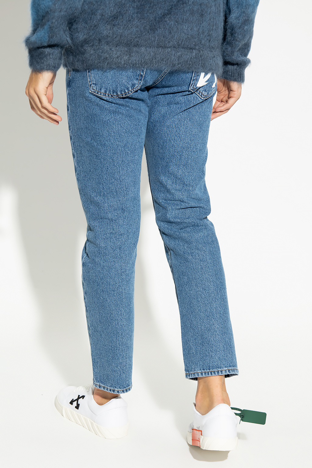 Off-White Jack Wills Cornwall Tapered Girlfriend Jeans