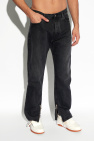 Off-White GREY Jeans with logo