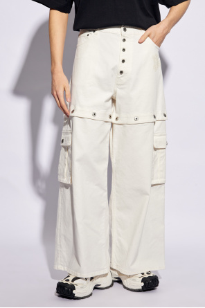 Off-White Emporio Armani Jeans mit Taschen