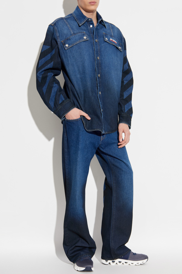 Off-White Jeans mit Logo