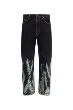Jeans with logo