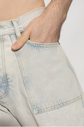 Off-White Jeansy z wyszytym wzorem