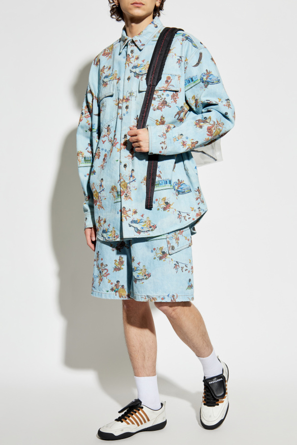 Off-White Shorts mit Druck