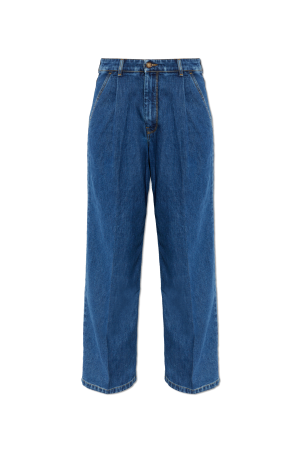 Jeans with pleats od Maison Kitsuné