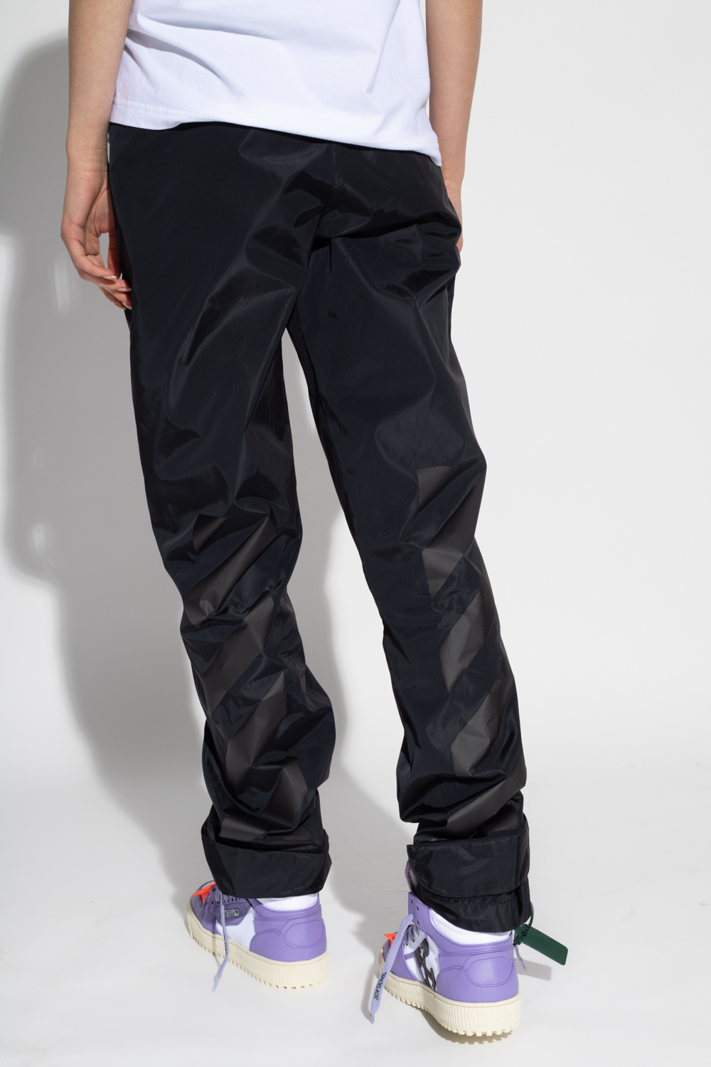 Off-White Missguided Petite recycled boyfriend jean with shredded detail in lightwash blue