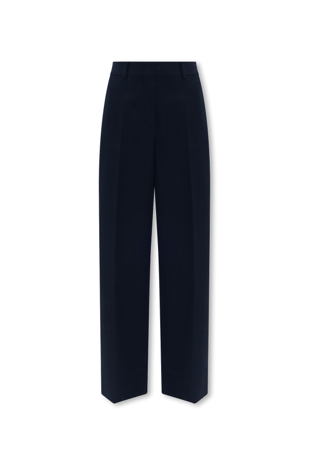 Off-White Wool pleat-front trousers
