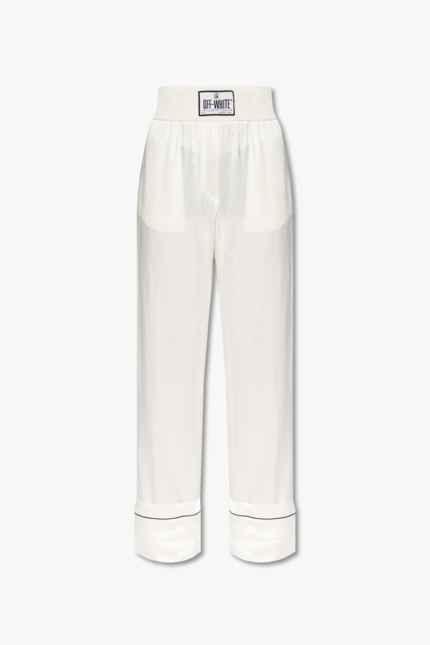 Off-White sky trousers with logo
