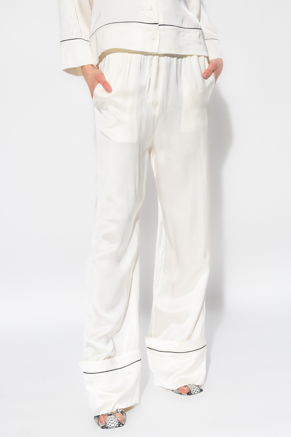 Off-White Trousers with logo