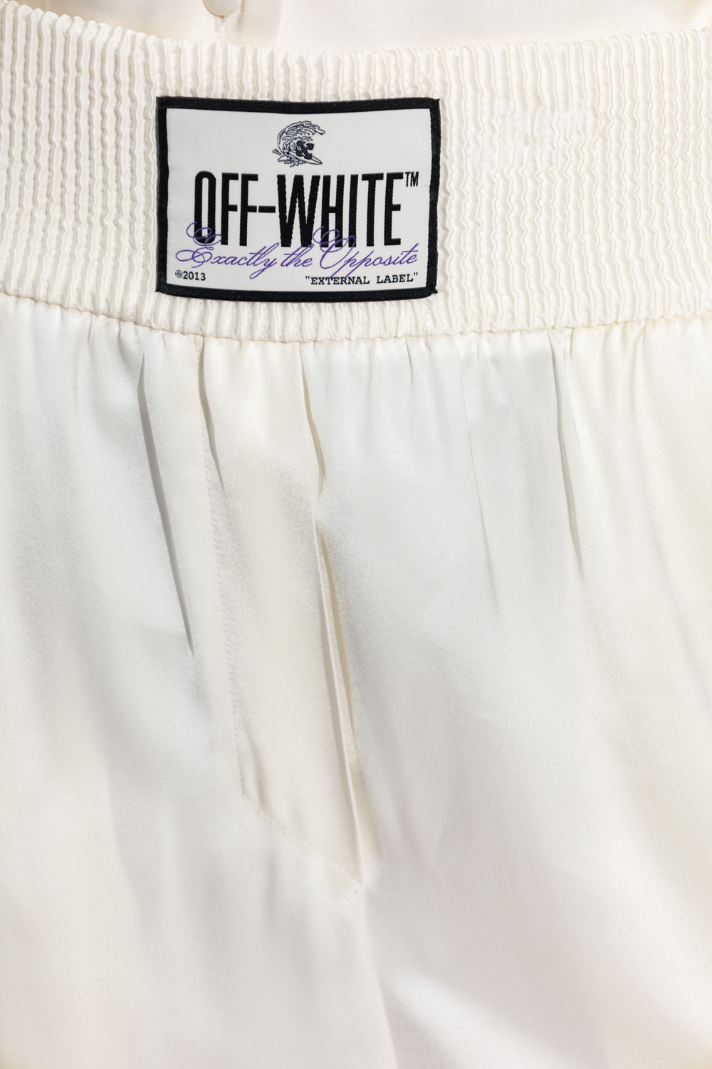 Off-White Trousers with logo